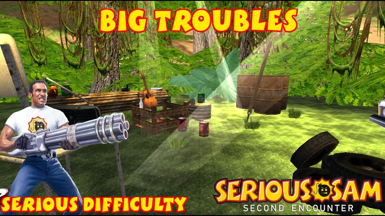 Big Troubles (ALL SECRETS, SERIOUS) - Serious Sam The Second Encounter