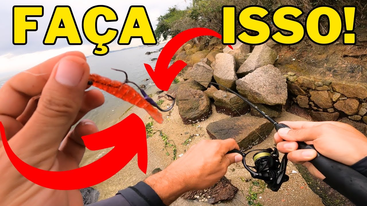 ✅ASSIM VOCÊ NÃO PERDE MAIS ROBALO! PESCA ULTRALIGHT COM ISCAS ARTIFICIAIS. ILHA DE PAQUETÁ, RJ.