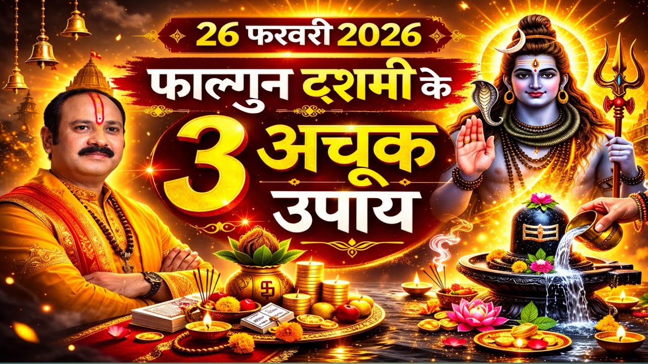 26 फरवरी फाल्गुन दशमी के अचूक उपाय | धन, सुख और समृद्धि पाने का गुप्त उपाय