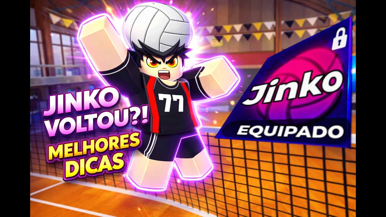 A VOLTA DO JINKO NO VOLEIBOL LEGENDS!  As MELHORES DICAS pra JOGAR MUITO #roblox #volleyballlegends
