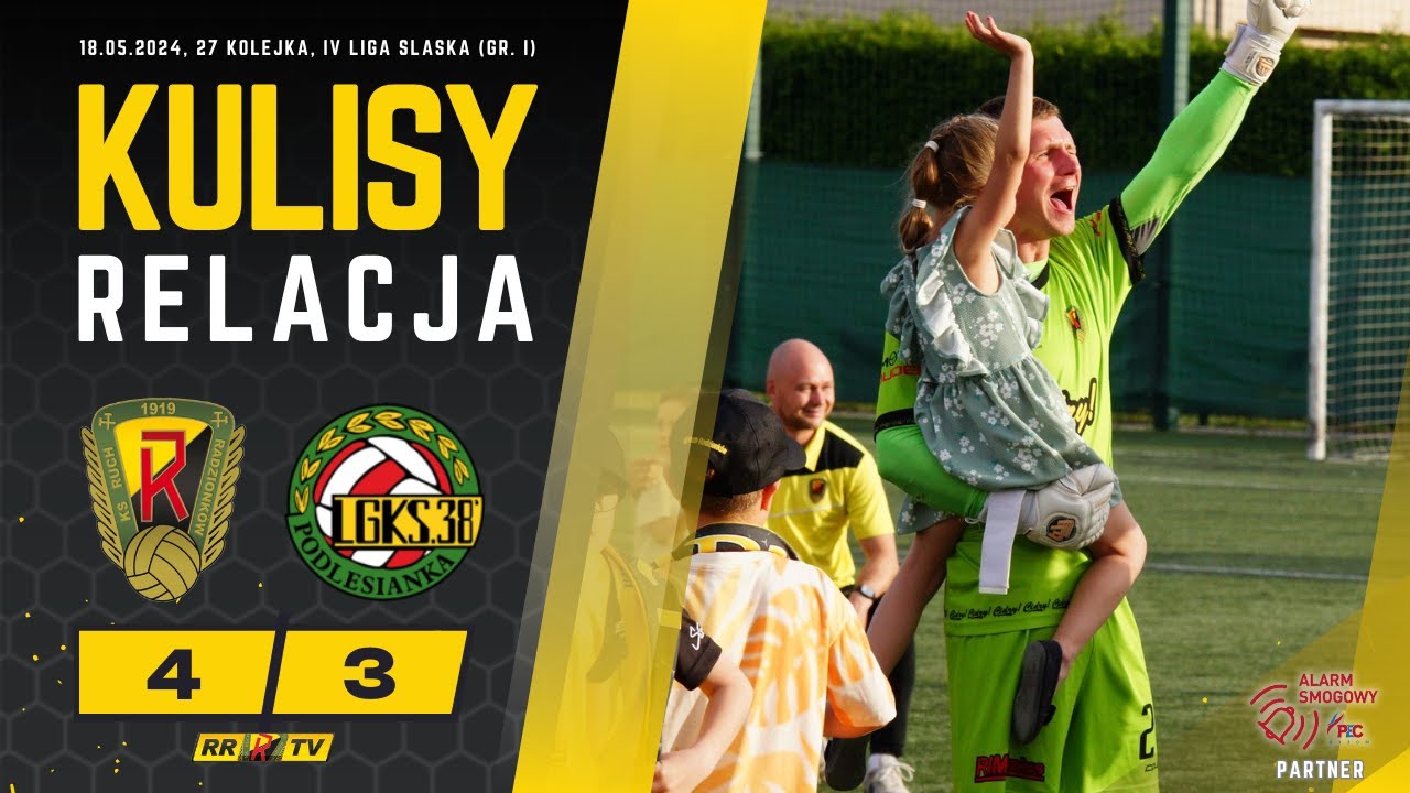 27 kolejka: Ruch Radzionków - Podlesianka Katowice [KULISY + RELACJA]