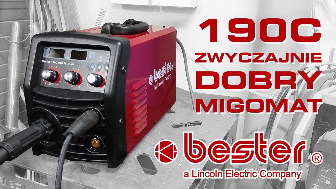 TEST SPAWARKI Bester 190C Multi - Prosty MIGOMAT 3w1 dla każdego majsterkowicza?