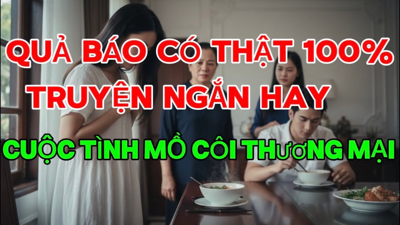 QUẢ B&Aacute;O C&Oacute; THẬT 100%. TRUYỆN T&Igrave;NH H&Ocirc;N NH&Acirc;N THƯƠNG MẠI ..@tamsutuoivechieu-m3o 