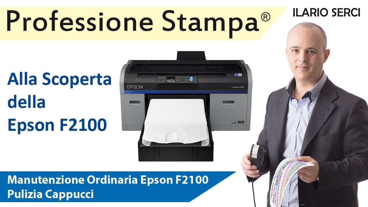 Manutenzione Ordinaria Epson F2100 - Pulizia Cappucci