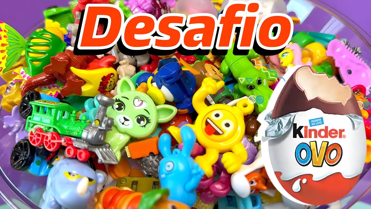 BRINQUEDOS KINDER OVO DESAFIO PETER TOYS VS AMIGO DA ONÇA!