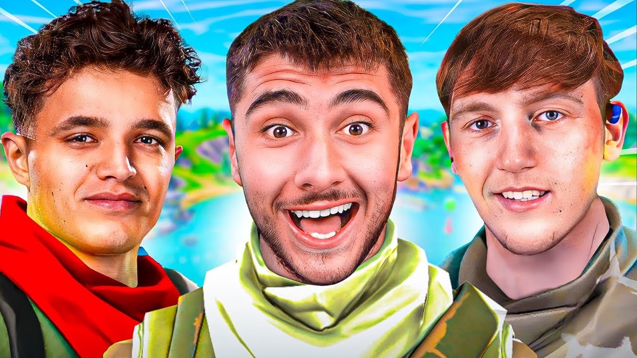 Fortnite Trios With Lando Norris & AngryGinge!