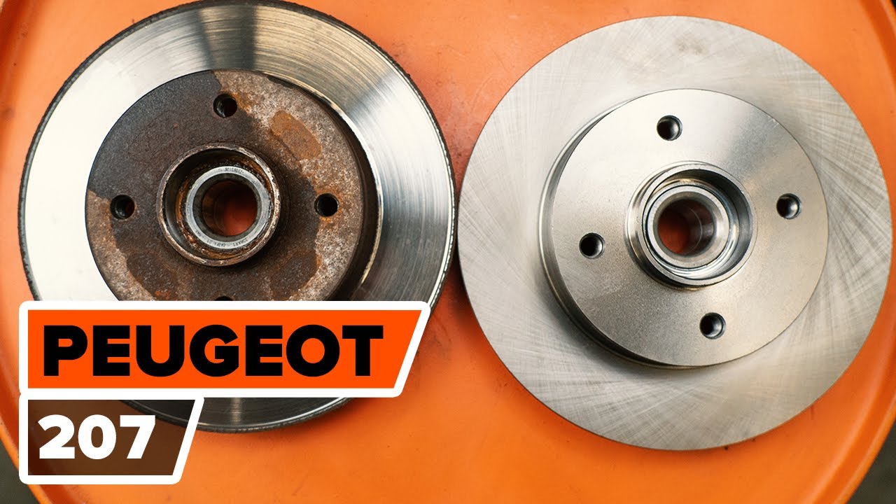 Kako zamenjati zadnji zavorni diski na PEUGEOT 207 [VODIČ AUTODOC]