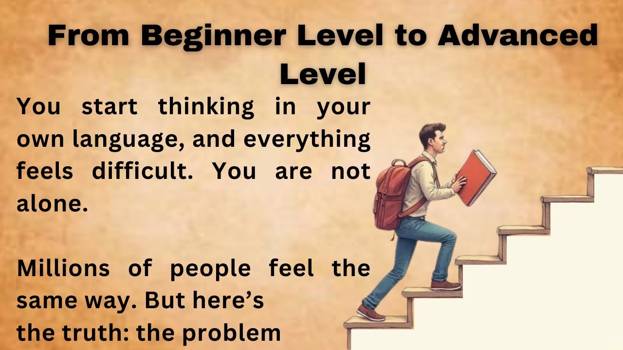 From Beginner Level to Advanced Level || Graded Reader || Improve Your English ||Listen And Practice