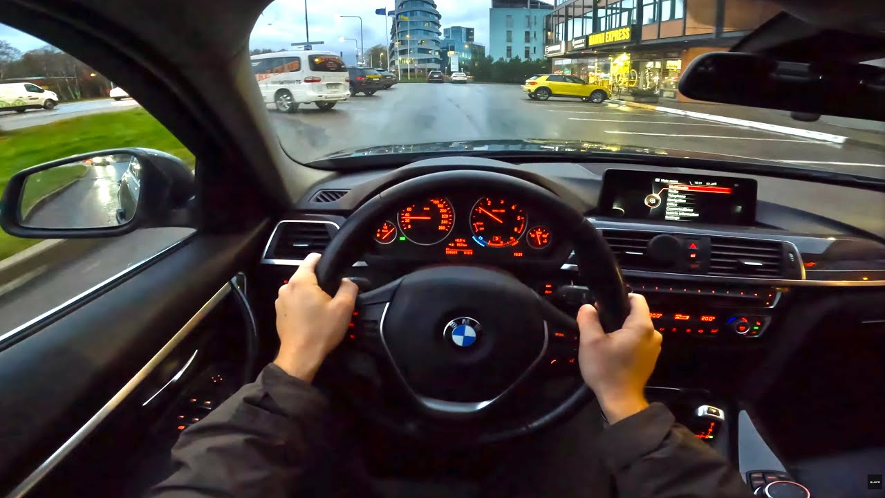 BMW F30 320D LCI 2016 140kW | 4K POV Test Drive