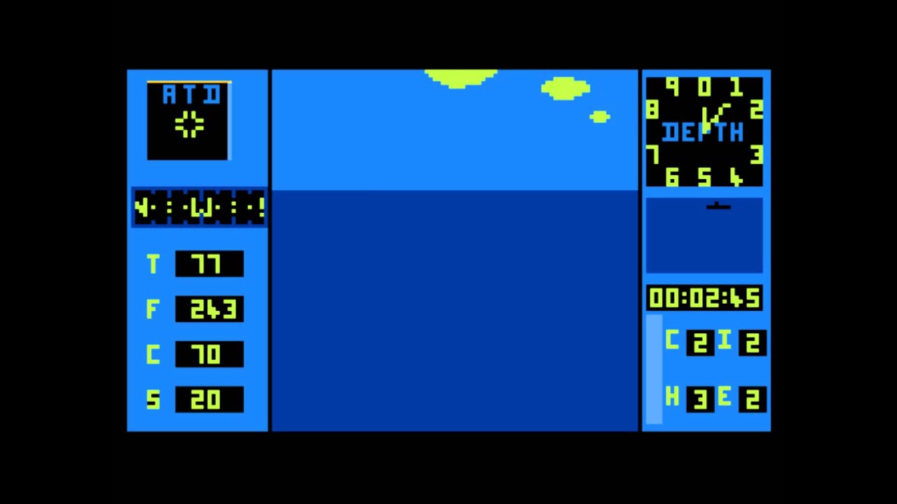 Submarine Commander for the Atari 8-bit family