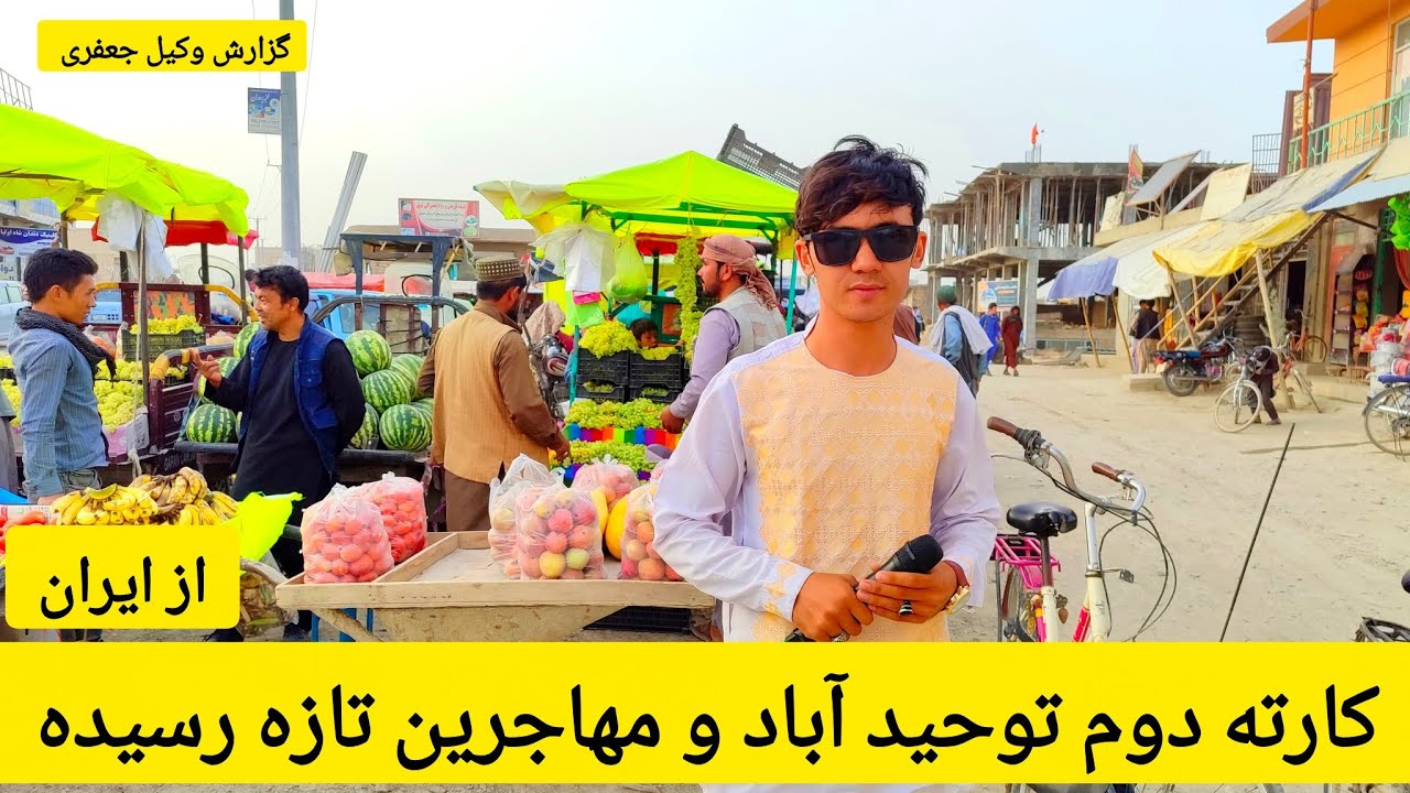 مهاجرین تازه بر گشته و بازار توحید آباد شهر غزنی/گزارش وکیل جعفری 