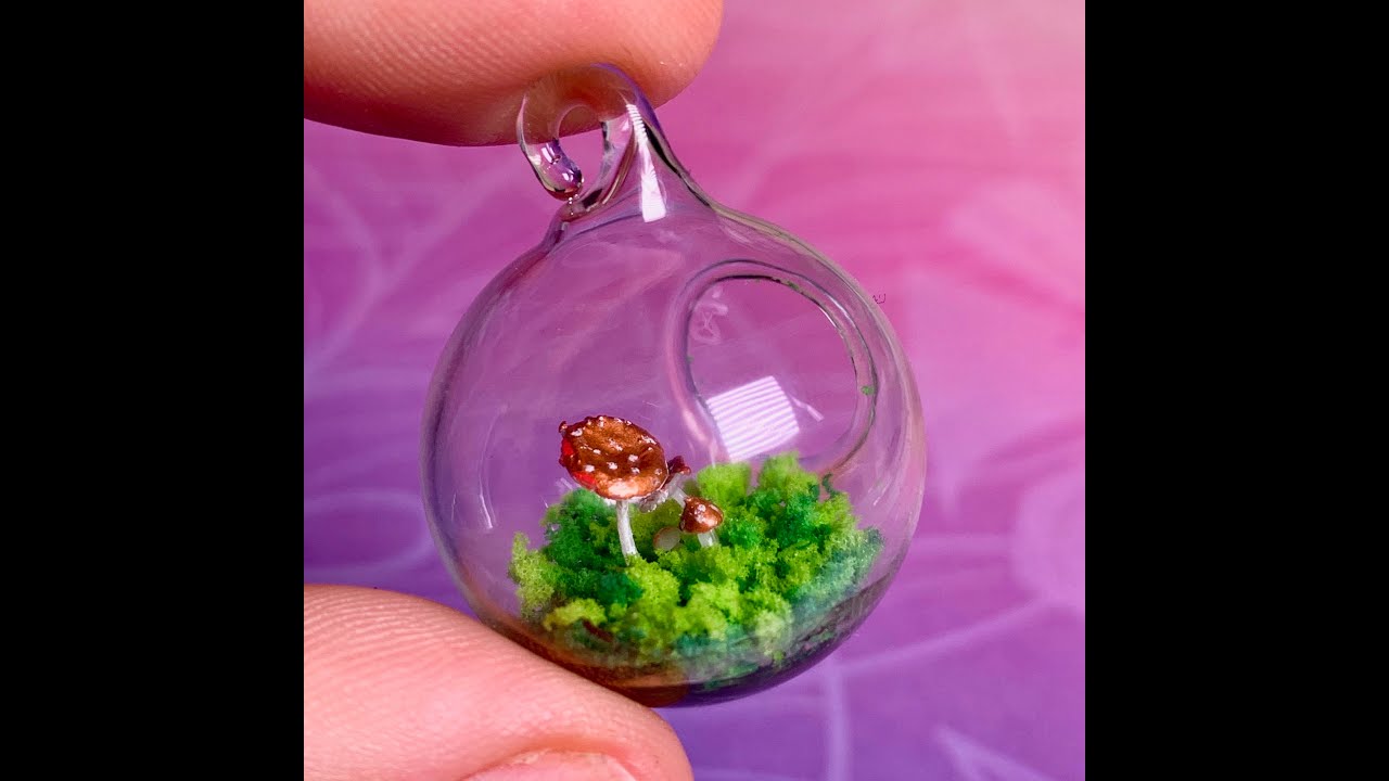 PixieCrafting: Mini Pilzwelt * DIY - Anleitung - Watch me craft * UV Harz/Resin *