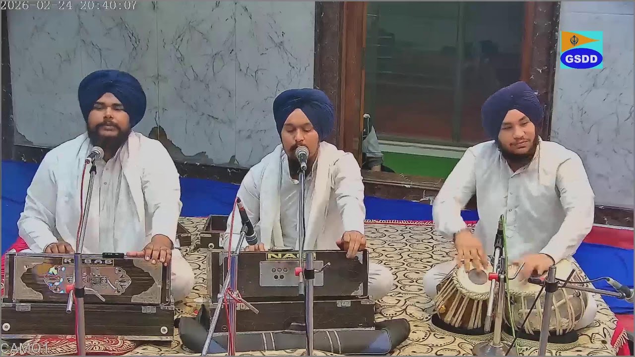KIRTAN  GURBANI FROM GURDWARA SRI DASHMESH DARBAR GURU TEGH BAHADUR NAGAR SION MUMBAI