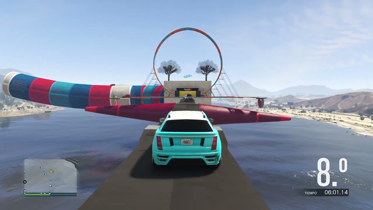 PARKOUR CON CAMIONETA 4x4 EN GTA V 