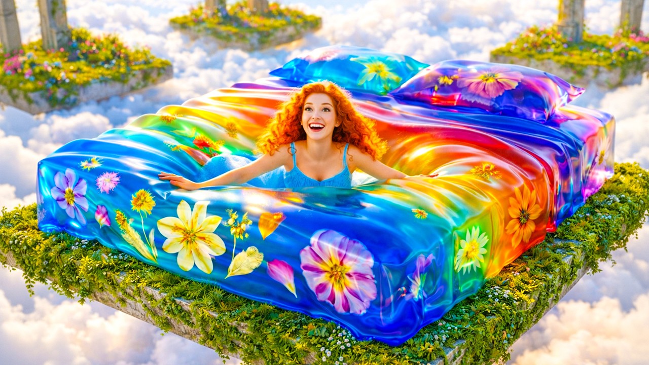 Which Dream Bed Would You Sleep In? 🛏️✨ Most Satisfying AI Bedroom Designs ASMR Challenge