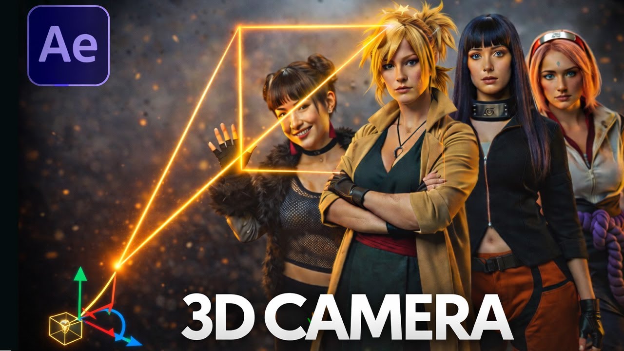 3D Camera Animation in After Effects (Hindi)