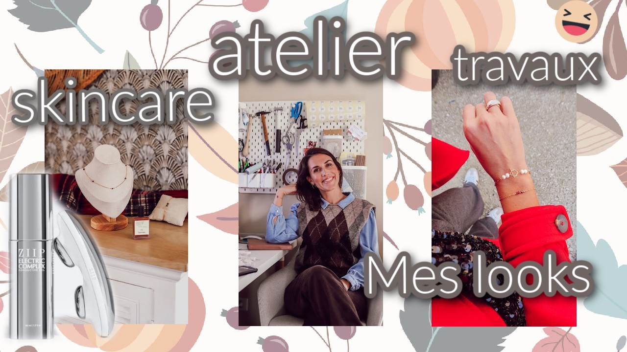WEEKLY VLOG - atelier, skincare, retour de courses, recette, travaux salle de bain...