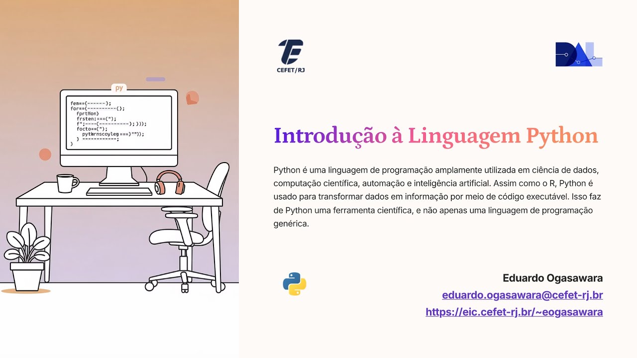 Python para Ciência de Dados, Programação e Reprodutibilidade Científica | Vídeo 01