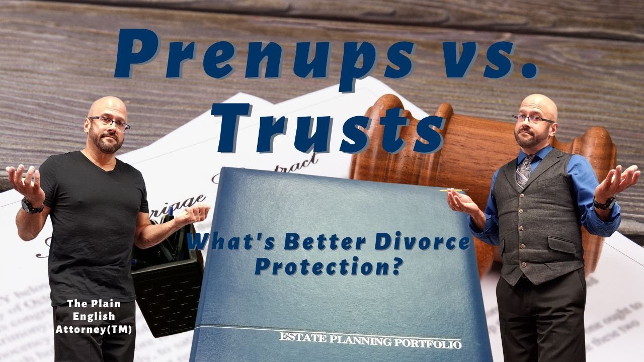 Prenups vs Trusts: What's Better Divorce Protection? #divorce #prenup #estateplanning #marriage