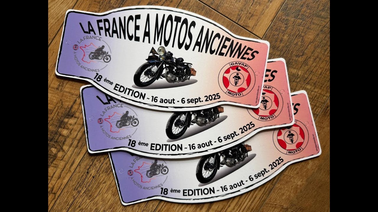 GAVAP Prologue La France à motos anciennes 2025