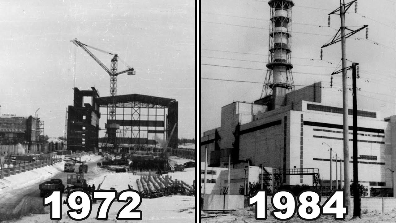 Строительство Чернобыльской АЭС (1972-1984)