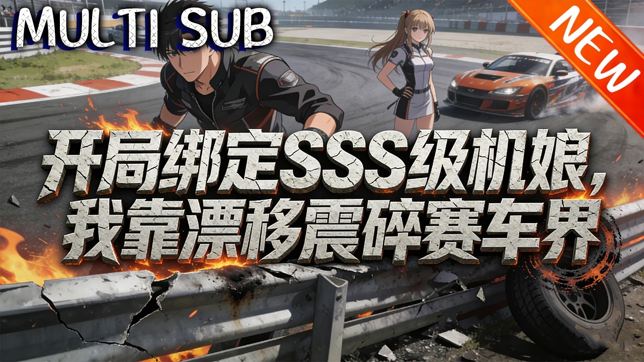 💥【新番上线】《开局绑定SSS级机娘，我靠漂移震碎赛车界》天才车神舒何重生机娘世界遭弟背叛，契约想考公的机娘灼华，凭漂移神技率龙腾横扫赛事，直指世界冠军！#斗破动漫 #逆袭 #战斗 #動漫