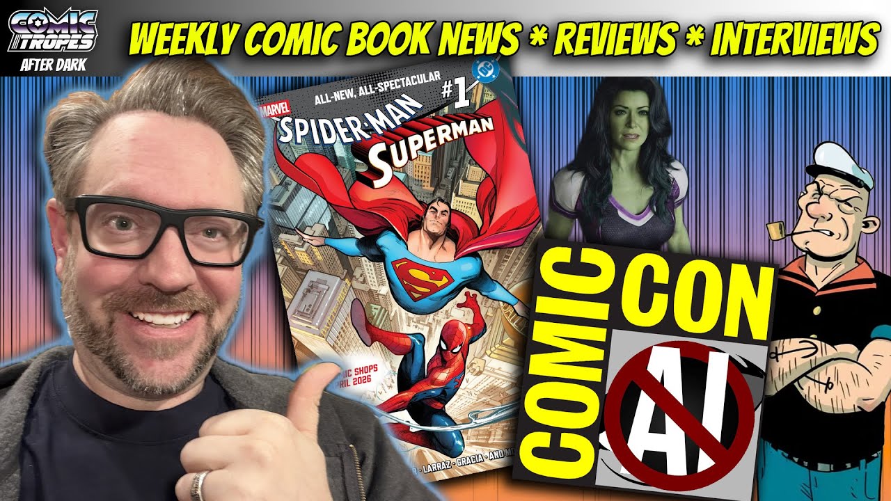 Marvel Shares Spider-Man/Superman Details! Comic Con Bans AI! The Latest Comics News & Reviews