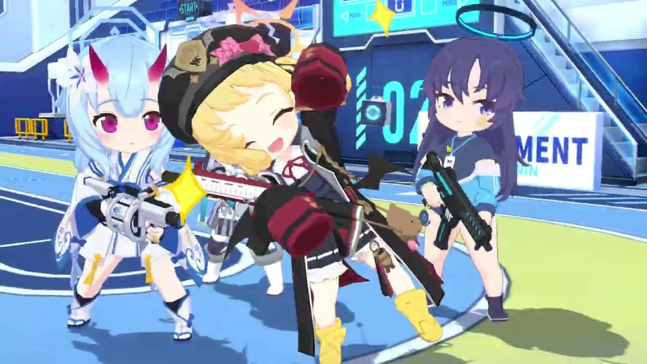 (Blue Archive) Joint Firing Drill Shooting 28 Team 2a - Score 236,089