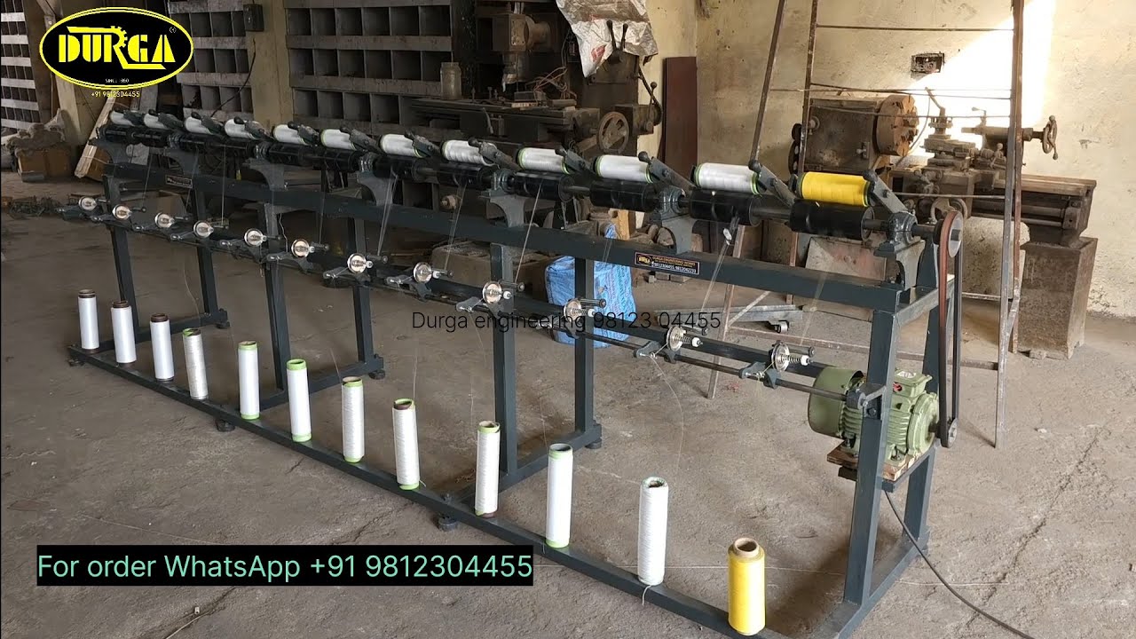 ✅️High speed yarn winding machine