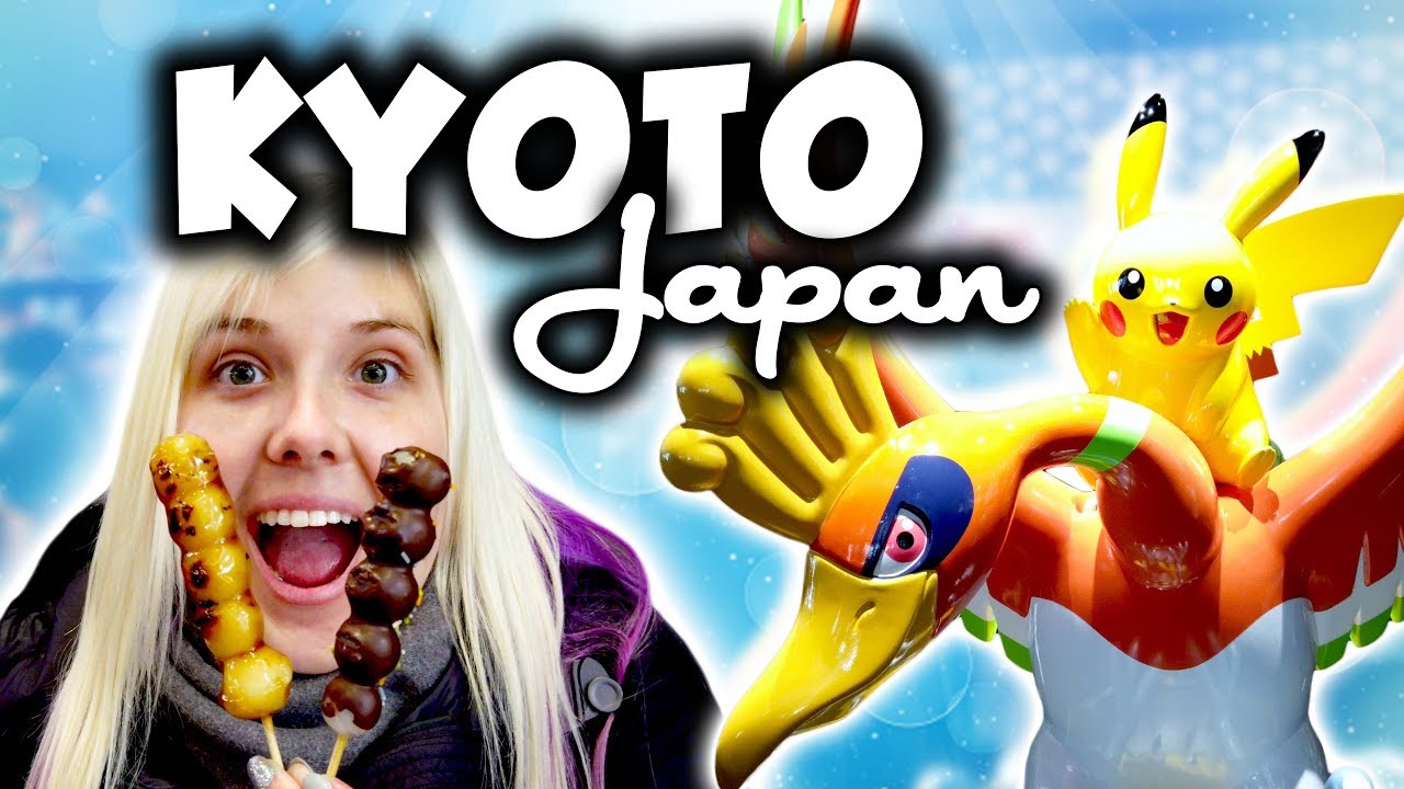 Our first time in Kyoto! New Pokemon Center, Nishiki Market, and evening temple tour in Japan