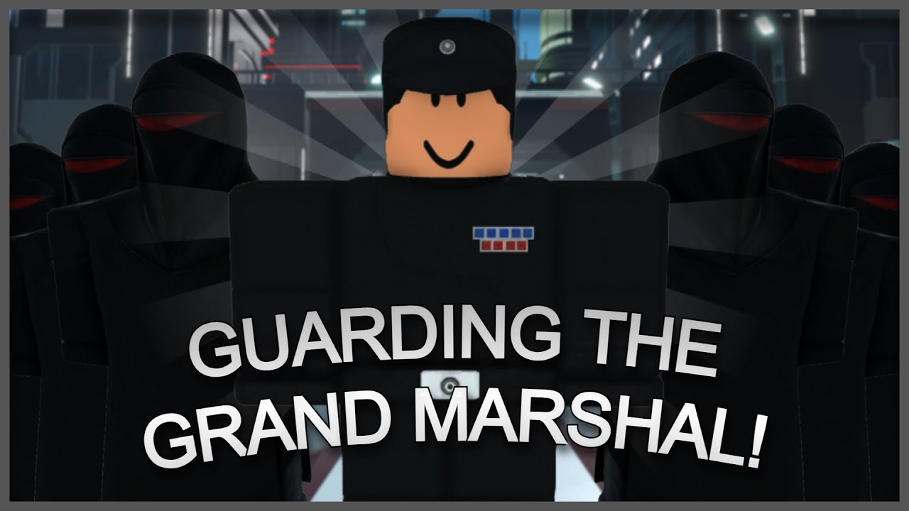 GUARDING THE GRAND MARSHAL AGAIN! | Roblox Star Wars Coruscant