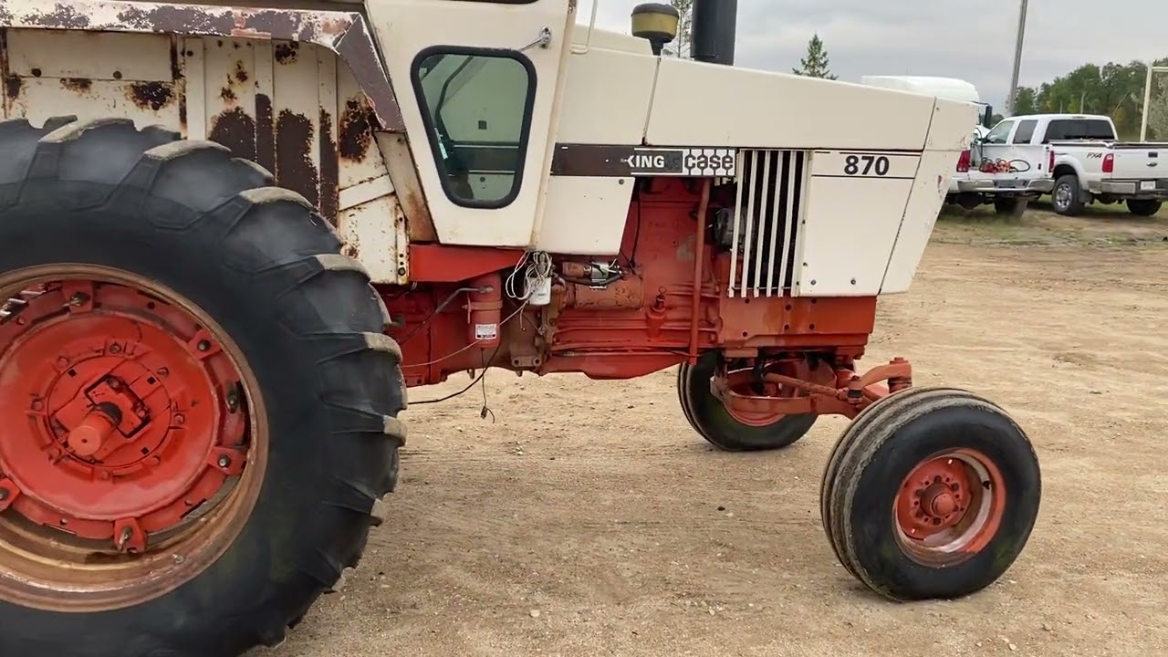 Case 870 Agri-King Tractor, McMullen Auctions