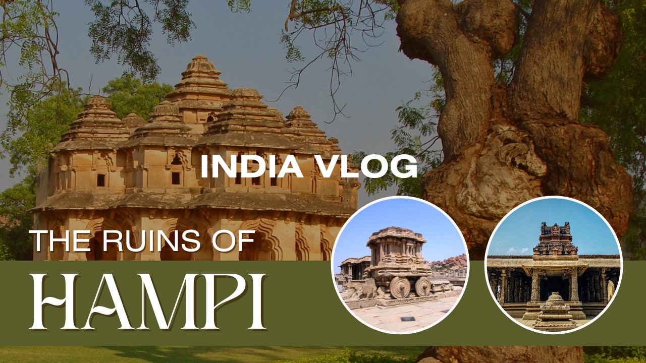 Hampi – The Lost Empire of India 🇮🇳 | Temple Hopping & Sacred Moments