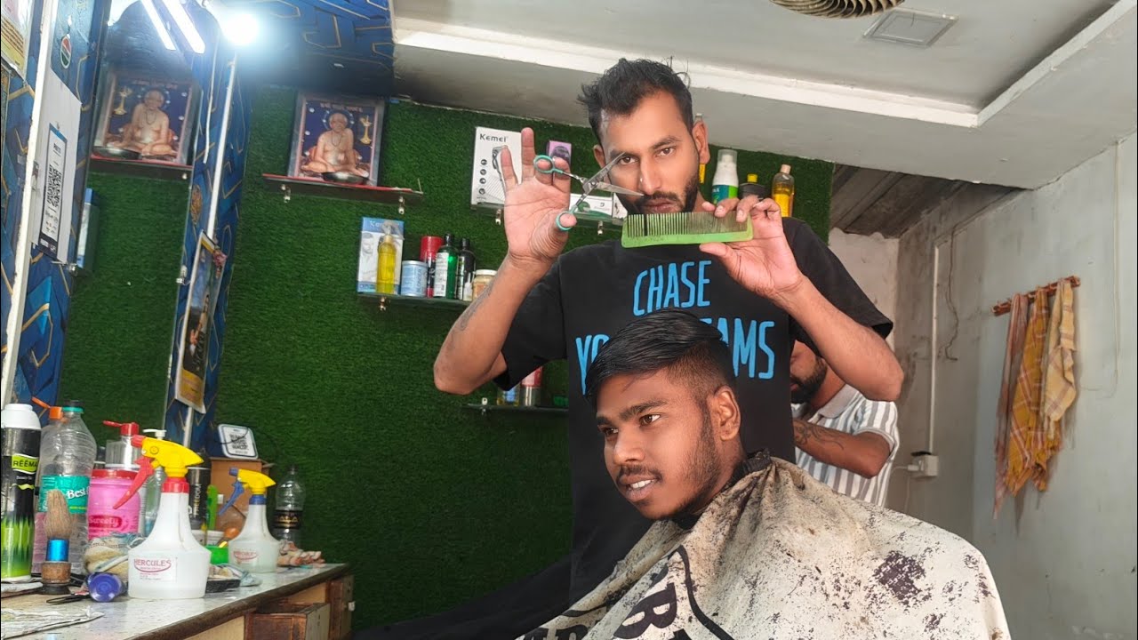 Today vlog in haircutting ❤️😍🌎 #krushnapawarvlogs 