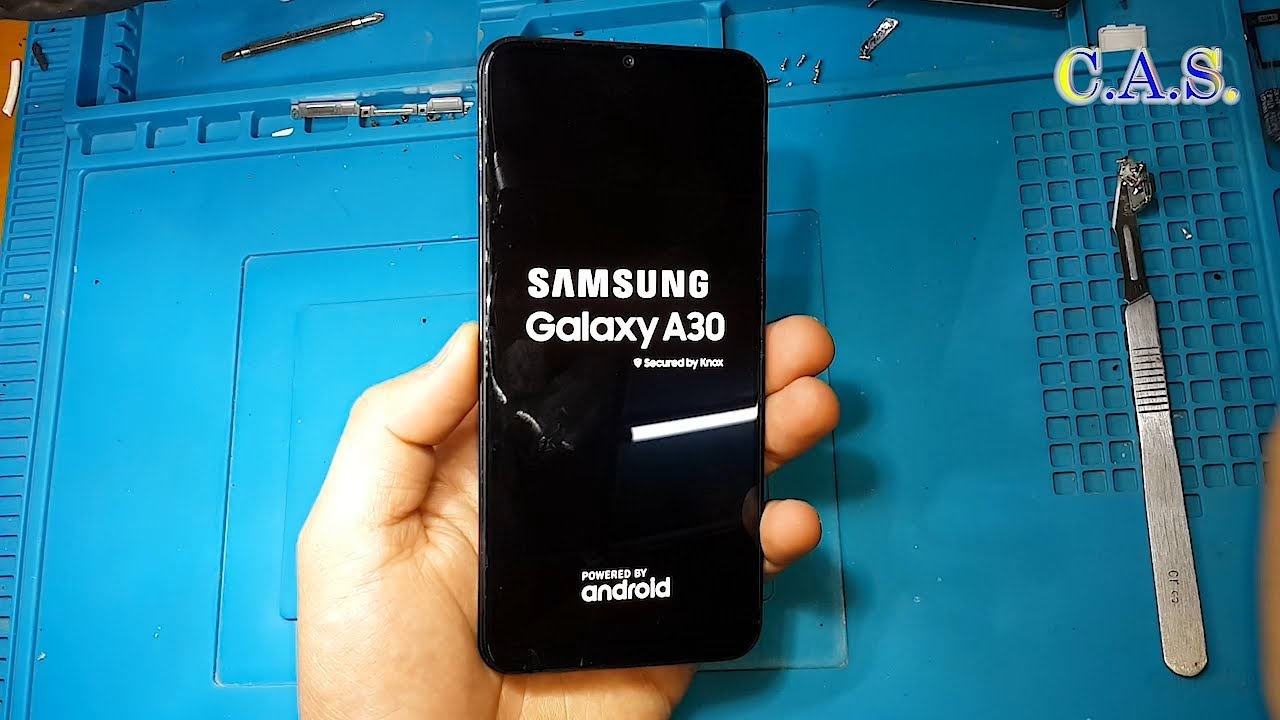 Samsung A30 A305F - замена экрана, треснул дисплей