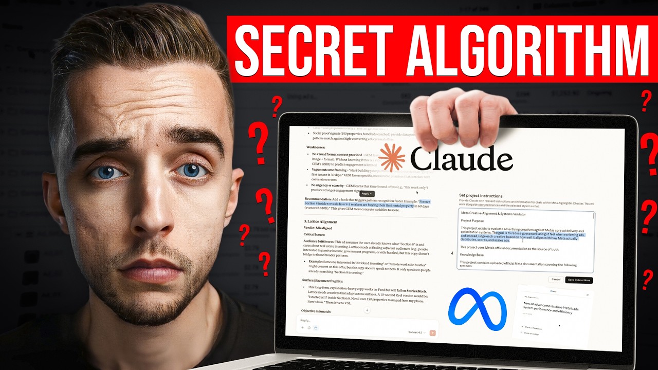 I Uploaded Meta Andromeda's SECRET Algorithm to AI, Here's What Happened