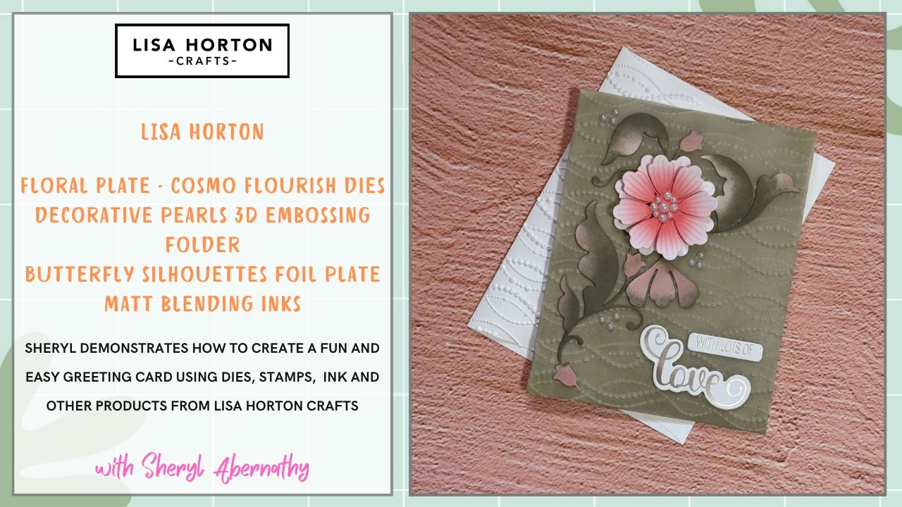 Cardmaking Fun with Cosmo Flourish by Lisa Horton Crafts