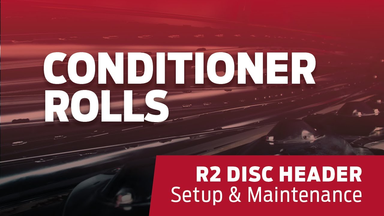 MacDon R216 Disc Header - Conditioner Rolls