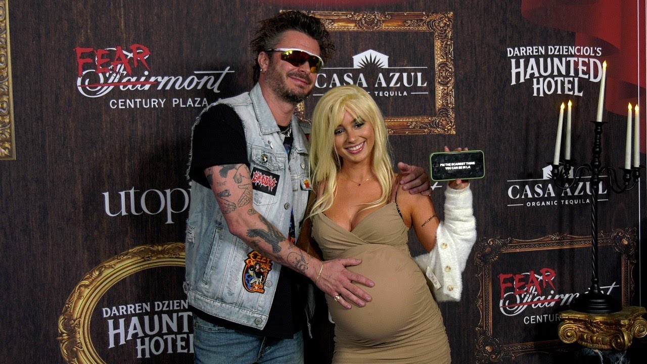 Rio Sage attends 'Darren Dzienciol&rsquo;s Haunted Hotel' red carpet