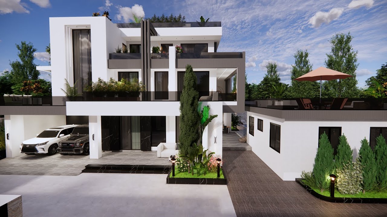 Exclusive 5 bedroom  house design ID1616