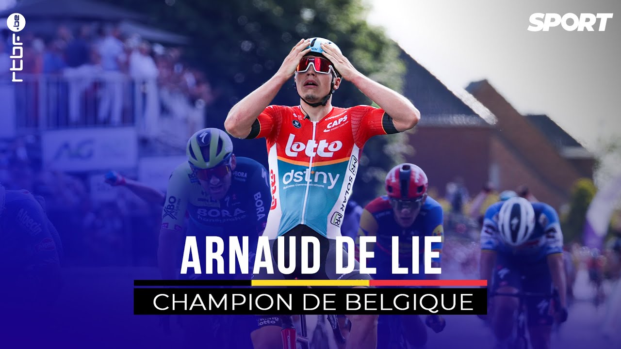 Cyclisme : Arnaud De Lie est sacré champion de Belgique