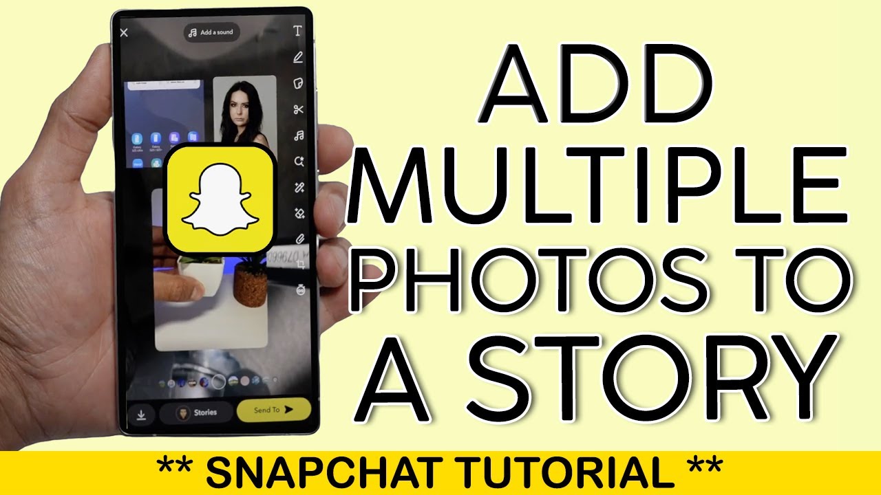 Как добавить несколько фотографий в одну историю Snapchat 2025