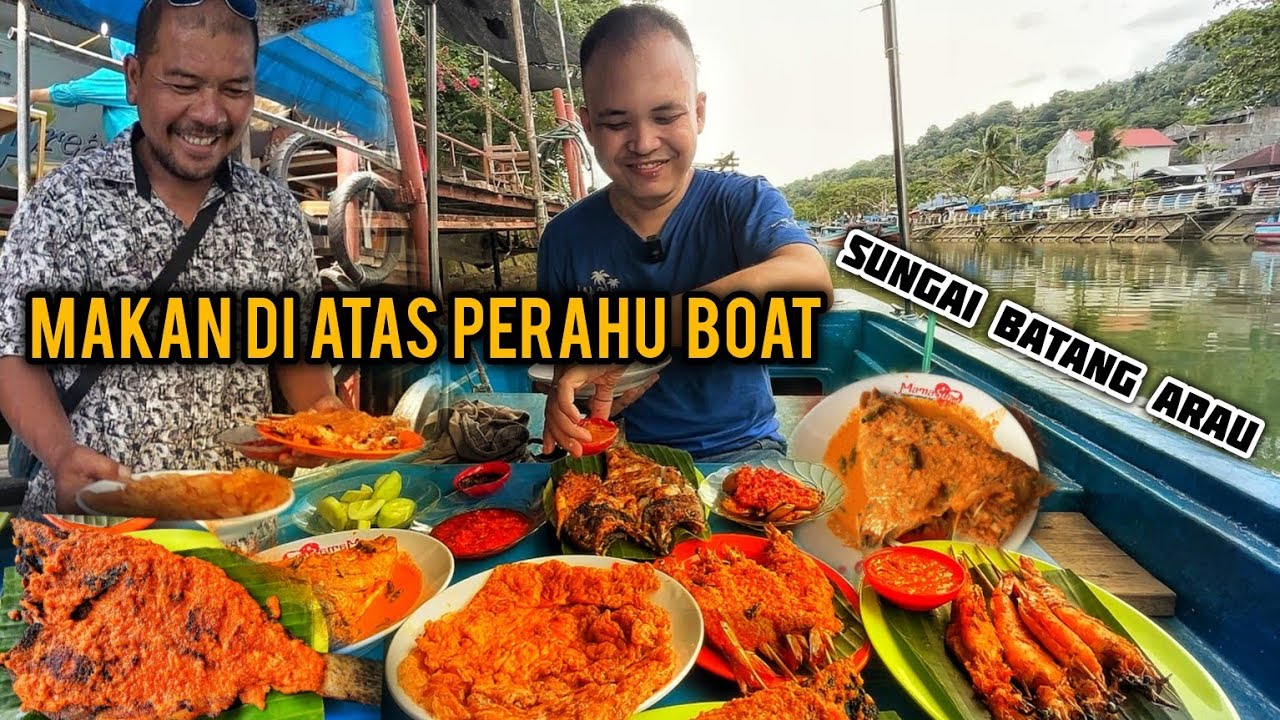 SERUNYA BUKA PUASA DI SINI 😍 Satu - Satunya di Kota Padang!! Makan Di Atas Perahu