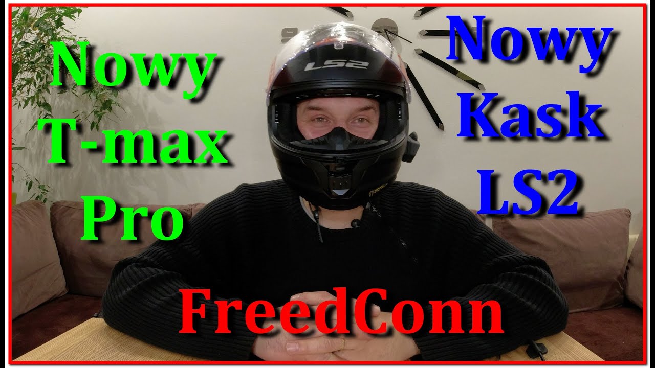 Nowy Kask LS2, Nowy Interkom T-Max pro. Super jakość rozmowy .