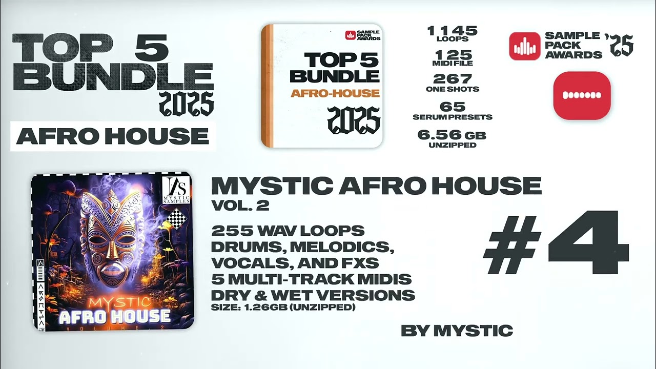 AFRO-HOUSE TOP 5 &ndash; Sample Pack Awards 2025