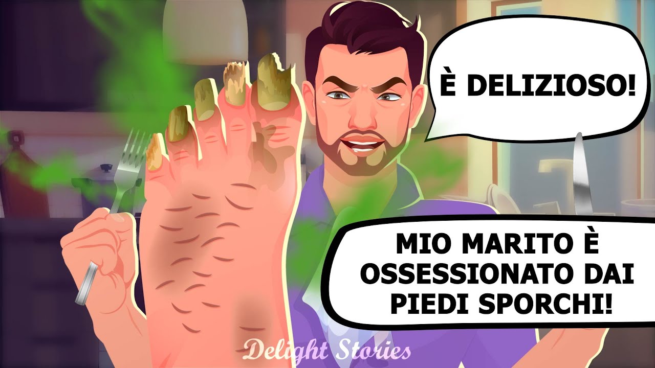 Mio marito è ossessionato dai piedi sporchi!