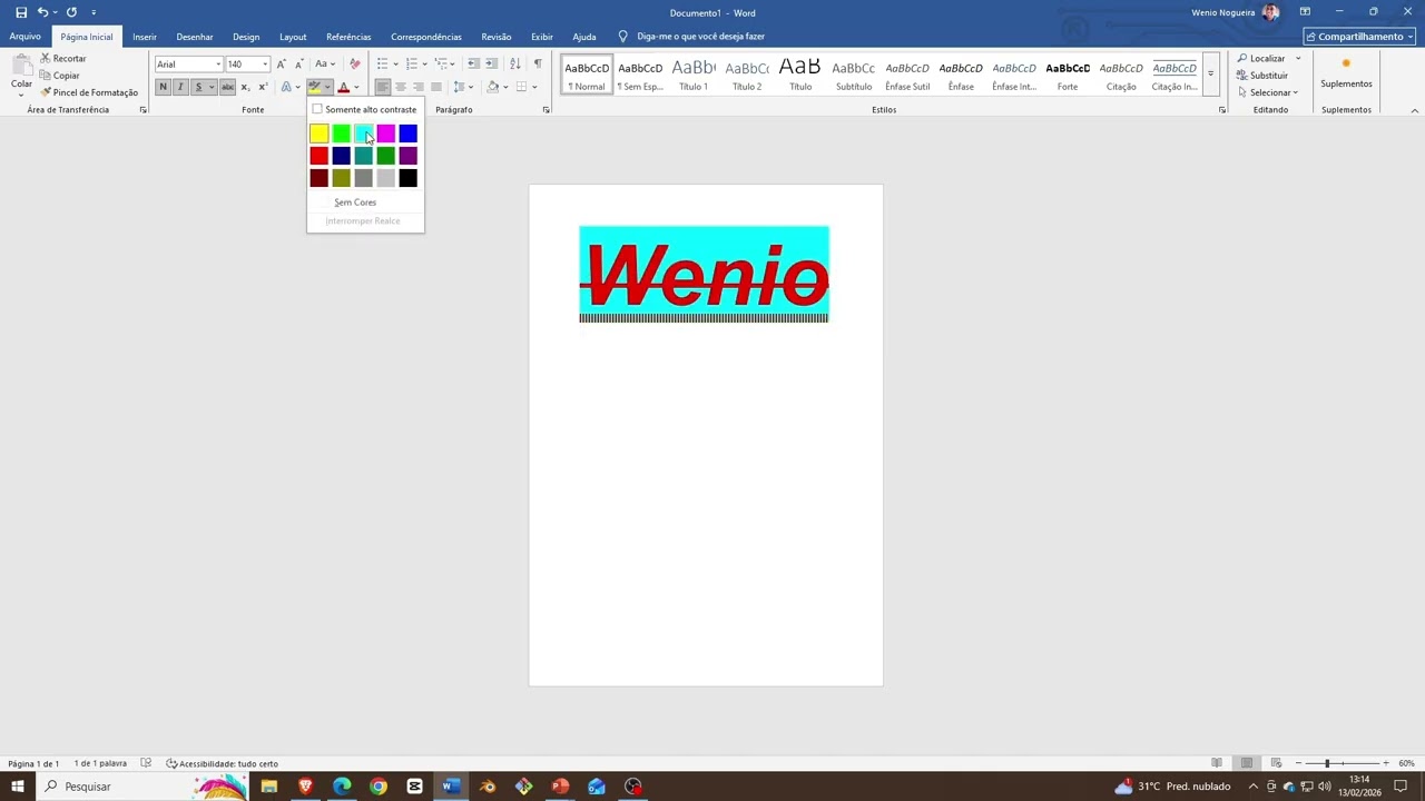 Vídeo – Word