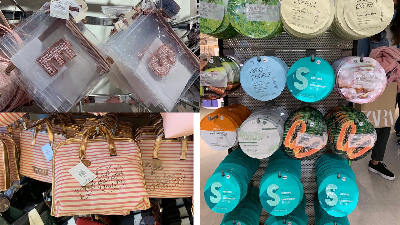 Primark makeup bags & face mask / October 2020