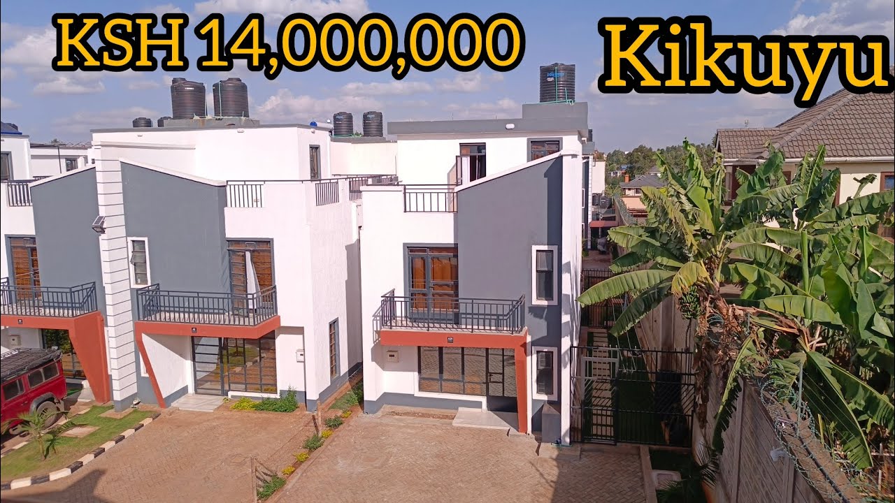 FOUR BEDROOM ALL ENSUITE TOWNHOUSE FOR SALE IN KIKUYU ASKING 14,000,000 ONLY#subscribe #realestate 