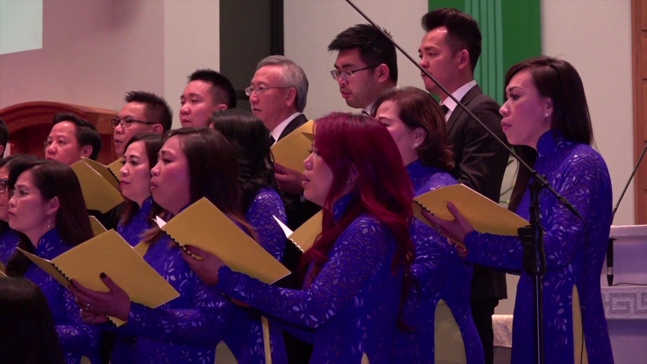Đai Hội Li&ecirc;n Ca Đo&agrave;n Th&aacute;nh Ca DFW phần cuối